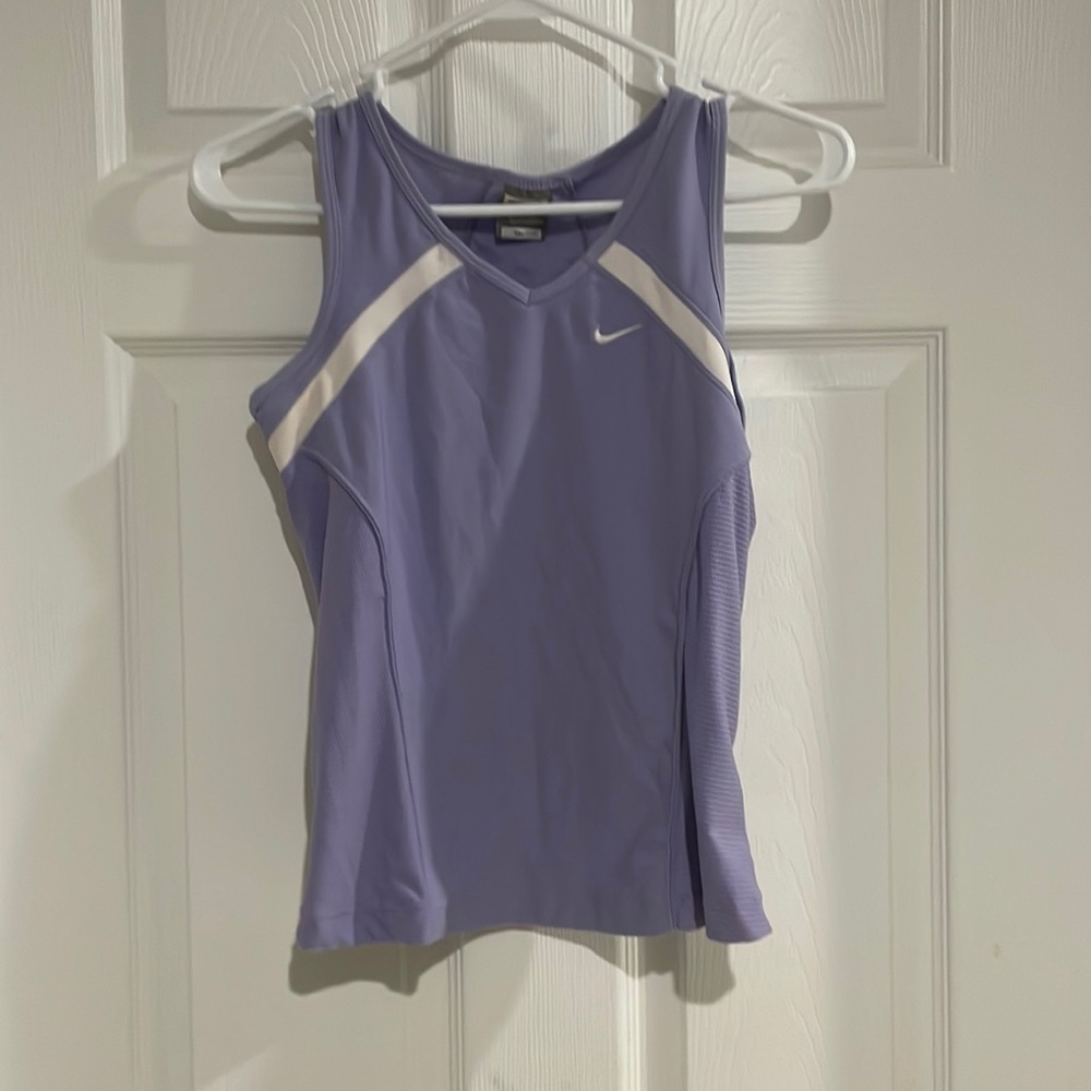 Purple Nike Athletic Tank Top: Size S